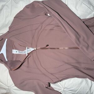 Lululemon Mauve Zip-Up Jacket